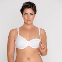 MELENECA Dames Voedingsbeha Licht Gewatteerd Grote Maat Beugel voor Borstvoeding Zwart 90D